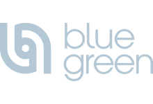 logo Blue green